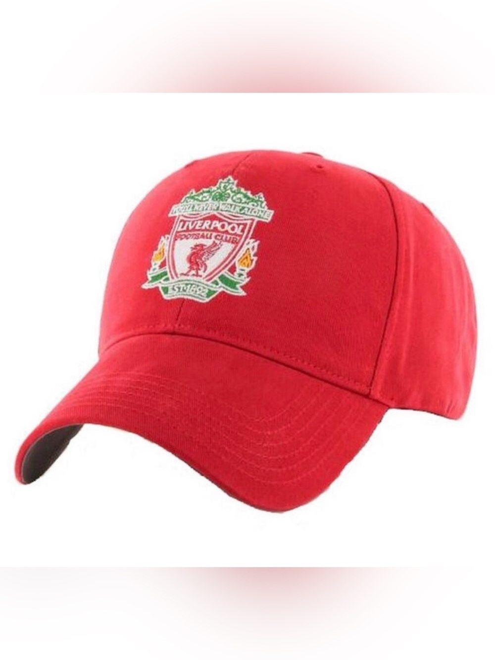 NEW W TAGS! Liverpool FC Adults Unisex Baseball Cap / Red LFC Never walk alone